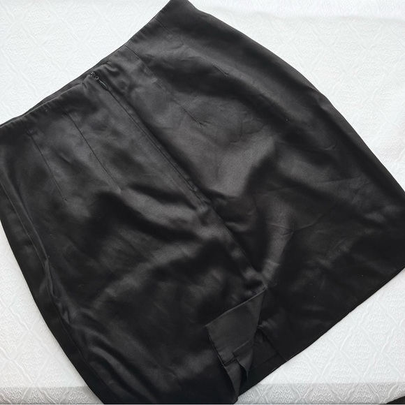 Vintage Sophie Sitbon Paris Made in France Black Pencil Miniskirt - Picture 5 of 8